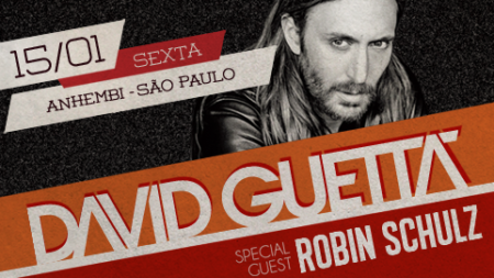 David Guetta em São Paulo em 2016: ingressos à venda