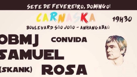 OBMJ e Samuel Rosa, do Skank, se apresentam de graça no Anhangabaú