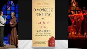 “O Monge e o Executivo” vira peça teatral e está em cartaz em São Paulo