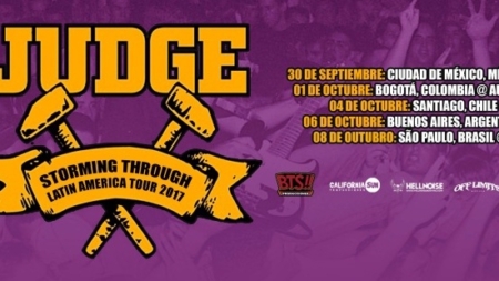 Lenda do hardcore, Judge confirma primeira turnê na América Latina