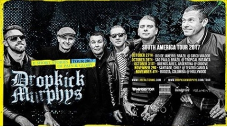 Dropkick Murphys toca no Brasil em outubro