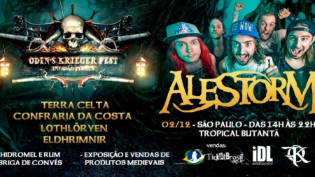 Odin’s Krieger Fest – Invasão Pirata marca a volta do Alestorm ao Brasil