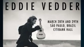 Eddie Vedder faz dois shows solo em São Paulo em 2018