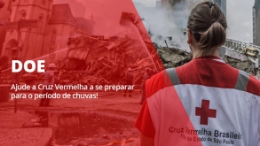 Cruz Vermelha de São Paulo lança campanha de doação preventiva