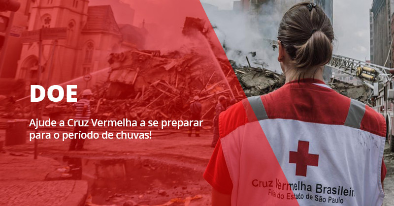 Cruz Vermelha de São Paulo lança campanha de doação preventiva