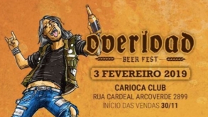 Overload Beer Fest: confira os horários de cada banda