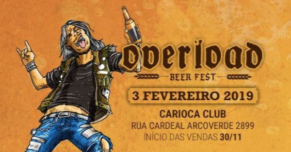 Overload Beer Fest: confira os horários de cada banda