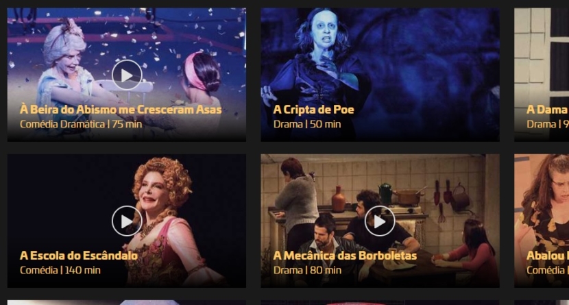 Conheça a plataforma brasileira pioneira em streaming de peças teatrais