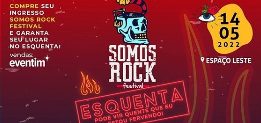 Somos Rock: ingressos de 1° lote dão direito a “esquenta”