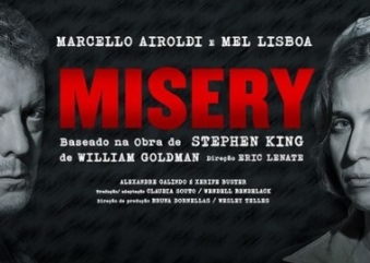 ‘Misery’: baseado em obra de Stephen King, espetáculo teatral faz 3ª temporada em São Paulo