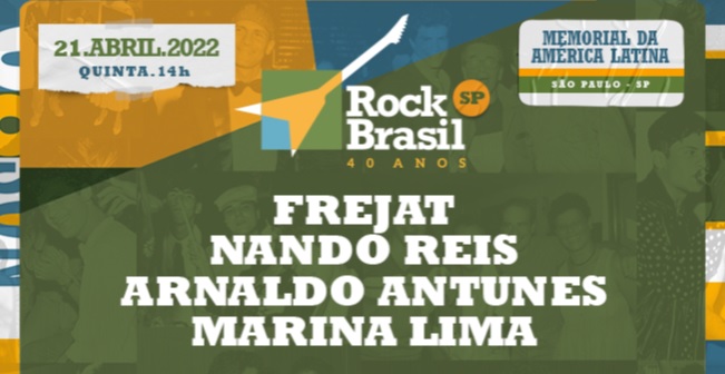 Festival Rock Brasil 40 anos: últimos shows serão no feriado de 21/04