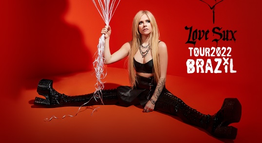 Avril Lavigne traz turnê “Love Sux” a São Paulo em setembro