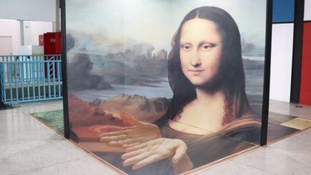 Mona Lisa Illusion: exposição instagramável está aberta até sexta-feira