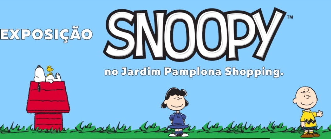 Shopping recebe exposição e pista de patinação on ice em homenagem a Snoopy