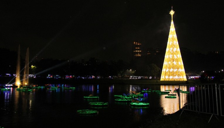 Prefeitura inaugura Árvore de Natal gigante no Parque Ibirapuera