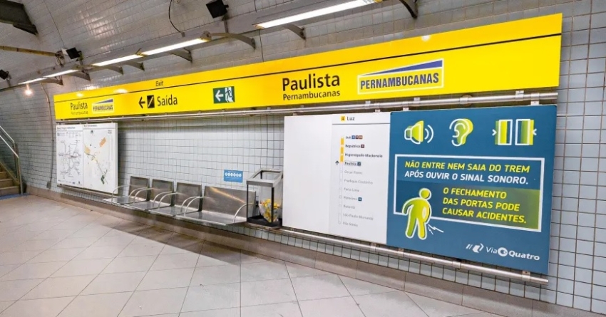 Estação Paulista do metrô passa a se chamar ‘estação Paulista Pernambucanas’