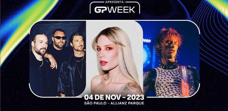 GPWeek 2023 confirma Machine Gun Kelly, Swedish House Mafia e Halsey como atrações