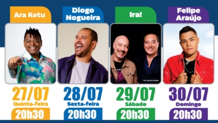 Shows de atrações musicais nacionais celebram o 146° aniversário de São Caetano do Sul