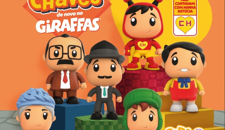 Giraffas anuncia nova campanha de brindes com personagens de Chaves