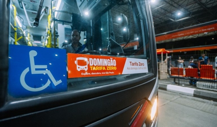 Domingão Tarifa Zero registra aumento de passageiros de ônibus na capital paulista