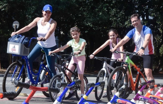 Passeio ciclístico gratuito no Centro celebra os 470 anos de São Paulo