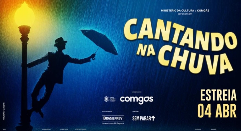 ‘Cantando na Chuva’: espetáculo musical baseado no filme estreia em abril