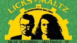 Licks e Maltz, ex-Engenheiros do Hawaii, vêm a São Paulo para relembrar sucessos da banda