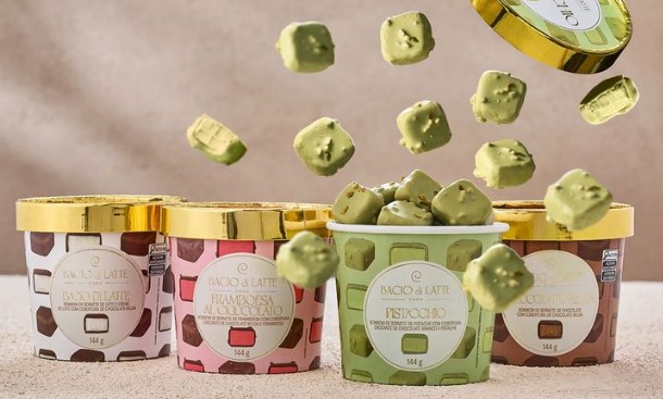 Bacio di Latte lança novos bombons gelados com 4 sabores diferentes