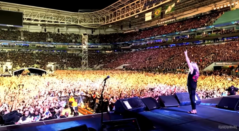 Iron Maiden publica vídeo gravado em show no Allianz Parque para despedida de Nicko McBrain