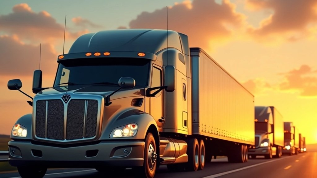 caminhões de transporte