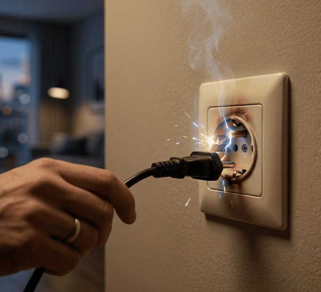 Por que você nunca deve ignorar estalos na tomada: o que diz um eletricista